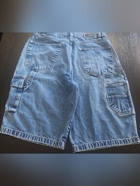Vintage Y2K FUBU carpenter shorts size 38 baggy Wide leg Mens